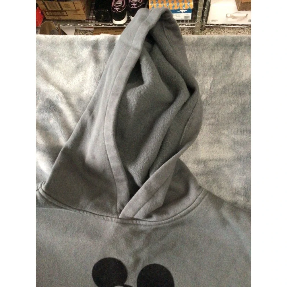 Gap‎ Kids Disney Gray Size XXL Mickey Mouse Sweatshirt Hoodie Retro Pullover 2